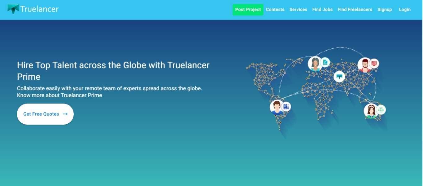 truelancer is freelancers community