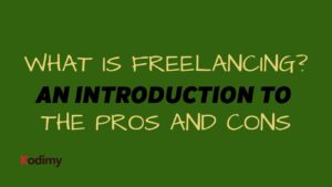 what is freelancing an Introduction to the pros and cons
