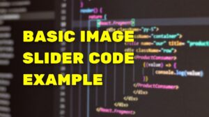 image slider code