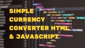 simple currency converter 2
